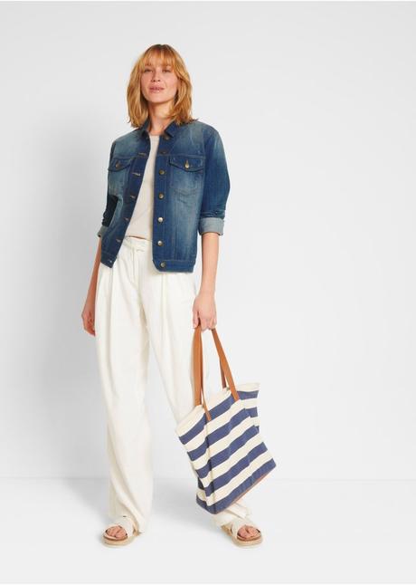 -pružná riflová bunda bonprix veľ. 38, 40, bonprix,s