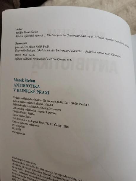Antibiotika v klinickej praxi, 