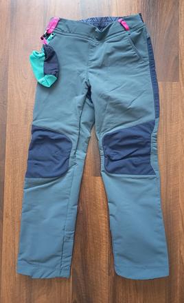 Dievčenské turistické nohavice, decathlon,122