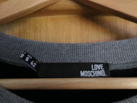 Love moschino orig. luxusne damske saty m/l, moschino,m