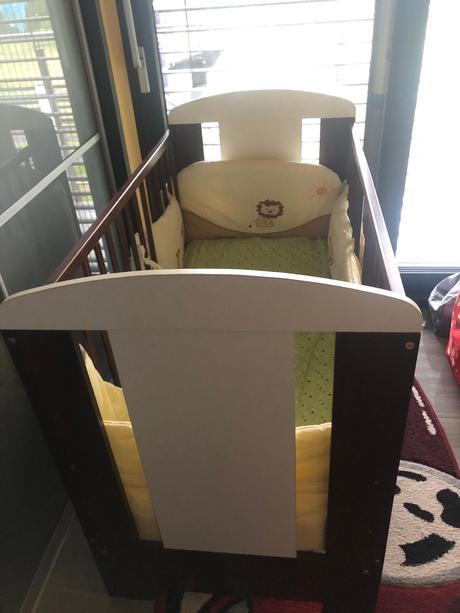 Detská postieľka žirafa, šírka (cm): 60,dĺžka (cm): 120