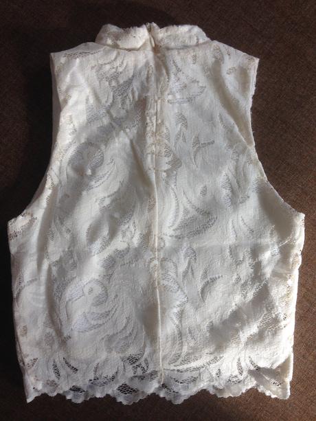 Čipkovaný top h&m, h&m,s