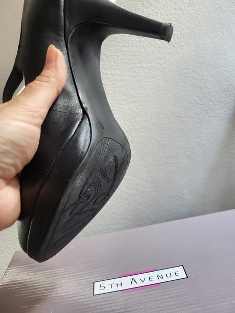 Kožené lodičky, deichmann,38