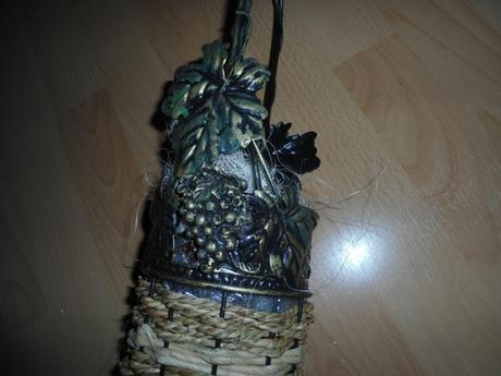 Darčekovy obal na fľašu vína,