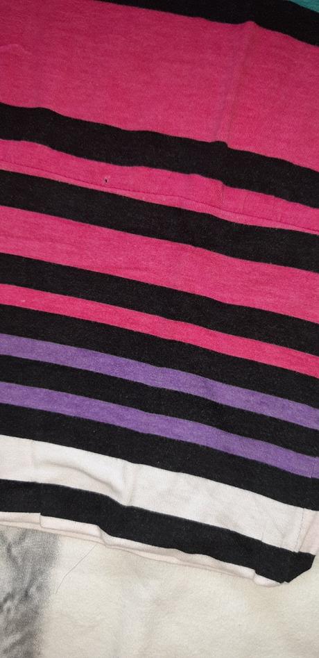 Farebné prúhované tričko 146/152, lindex,152