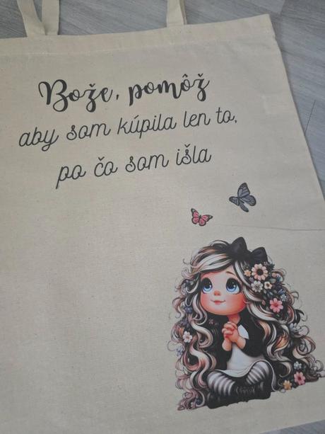 Plátenná taška bože, pomôž ..., 