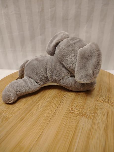 Plyšová sivo biela myška, 21 cm, 