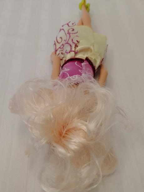 Retro blond bábika 31 cm, originál barbie sandále,