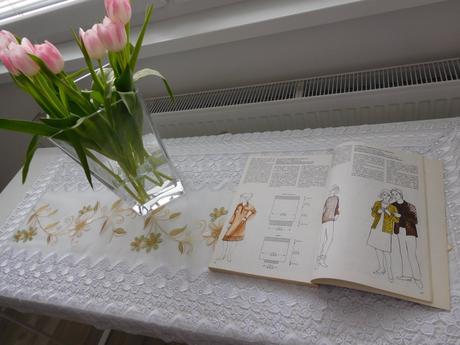 Retro kniha na štrikovanie,, 