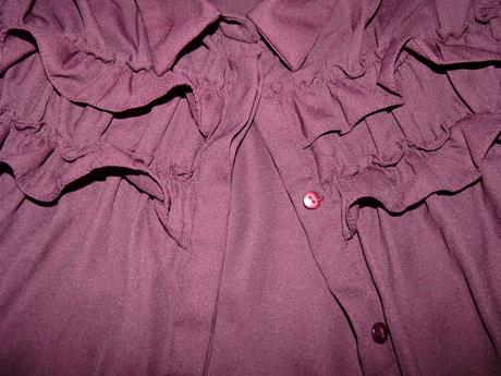 Bordova bluzka, vero moda,s