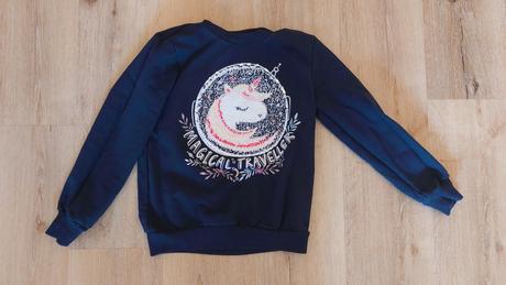 Mikina s flitrami, 128