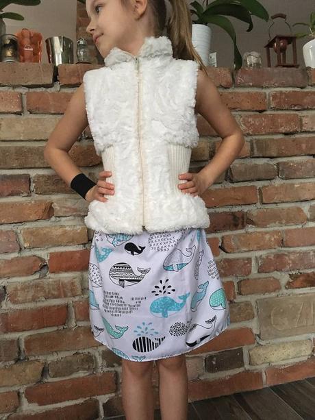 Hand made sukňa veľryba, 86 - 146