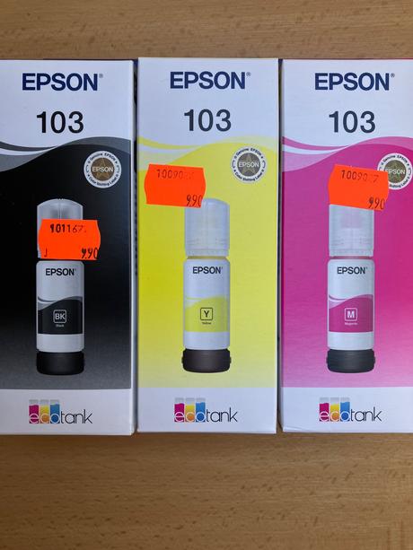 Epson 103 ecotank tonery farby do tlačiarne,