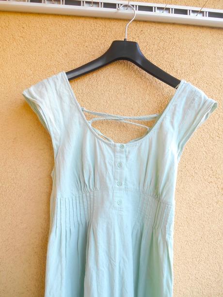 Bavlnené mätové šaty mavi veľ.l, l