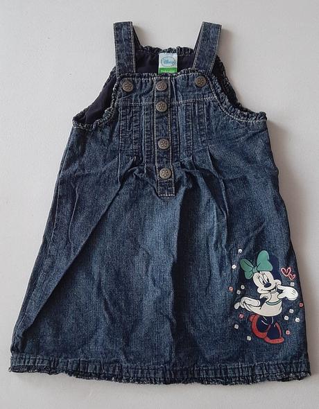 Dievčenské riflové šaty, disney,80