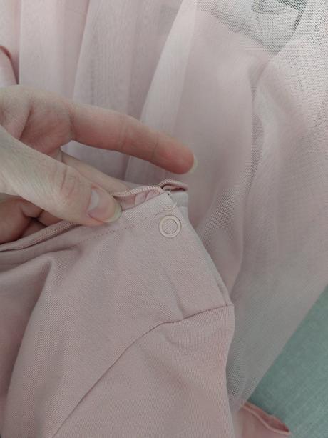 Svetloruzove saty 1x oblecene, h&m,92