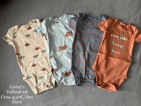Body s krátkym rukávom, carter's,68