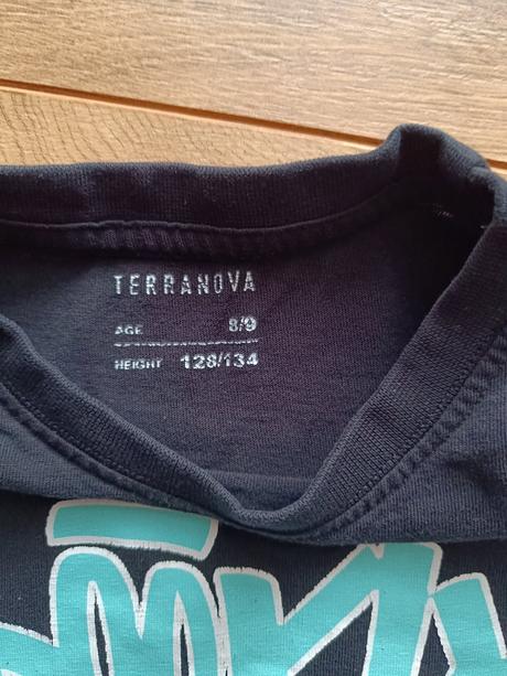 Cierne tricko 128/134, terranova,128