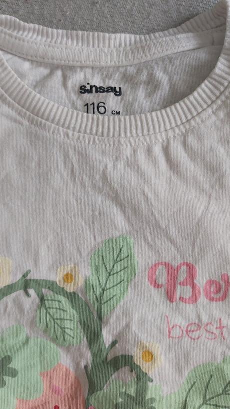 Set letných pyžamiek jahoda 116, sinsay,116