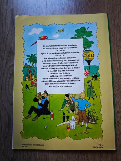 Tajomstvo jednorožca - tintin komix,