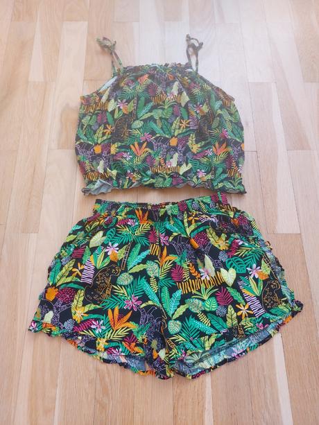 Šortky + crop top reserved, reserved,164