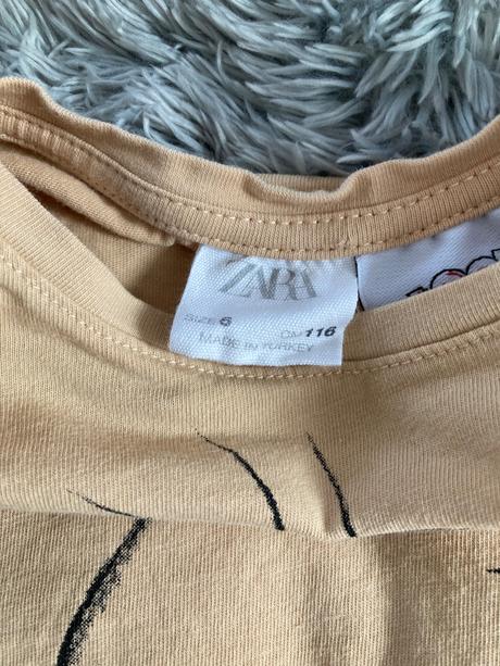 Tricko snoopy s vypchávkach na pleciach, zara,116