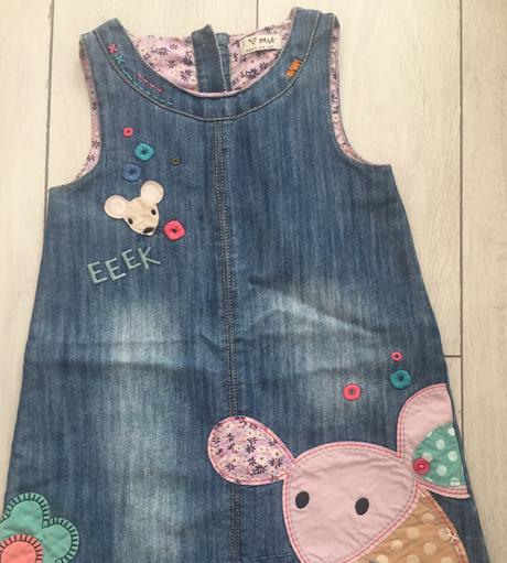 Riflové šaty, next,110