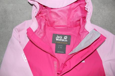 Turistická vrchná bunda jack wolfskin, jack wolfskin,140