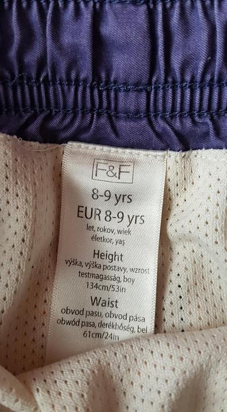 Šortky, plavky 134, f&f,134