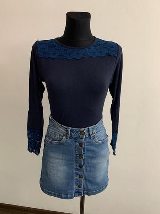 Čipkovaný nátelník, s