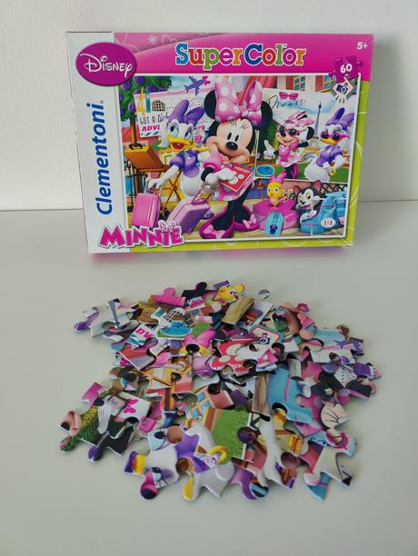 3 krabice detských puzzle,