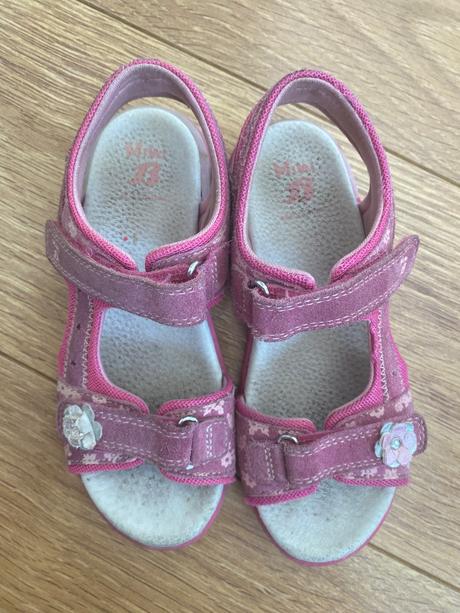 Sandalky kozene ruzove baťa, baťa,32