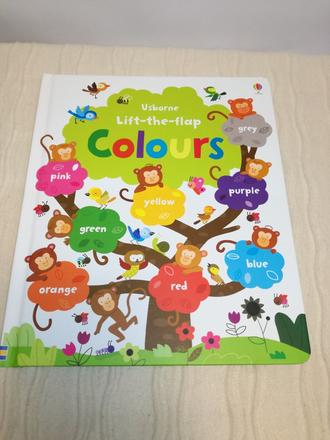Usborne lift the flap colours, 