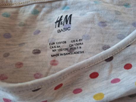 Elastické tričko, h&m,122