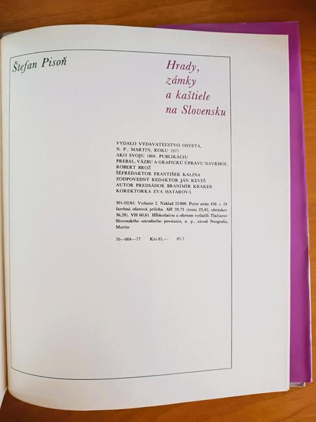 Hrady, zámky a kaštiele na slovensku (1977), 