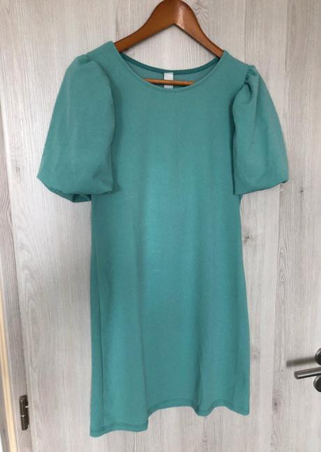 Krásne tyrkysové šaty značky green apple, 