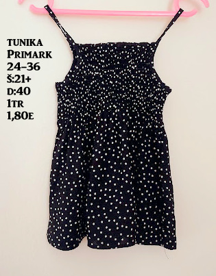 Bodkovaná tunika, primark,98