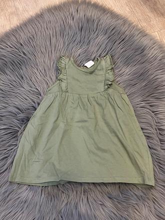 Dievčenské šaty s volánmi h&m (74), h&m,74
