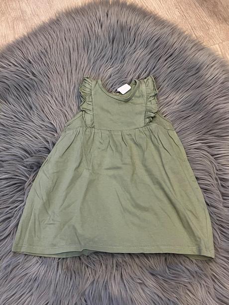 Dievčenské šaty s volánmi h&m (74), h&m,74
