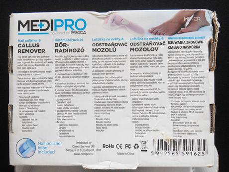 Medipro odstraňovač stvrdnutej kože, 