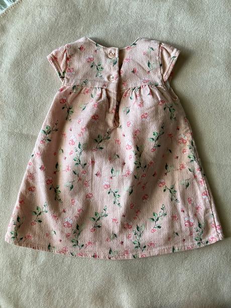 Kvietkové šaty s mašľou 80, primark,80