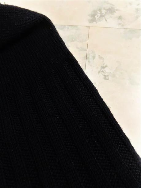 Teplá pletená sukňa, l