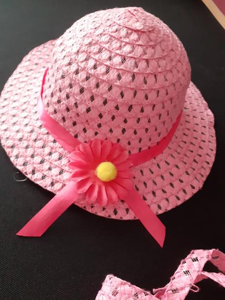 Klobuk a taška pre dievčatko, 