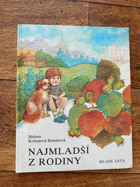 Stará retro kniha najmladší z rodiny helena križan, 