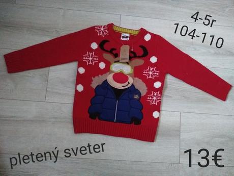 Detské veci z anglicka výpredaj ceny za 1/2, 104–116 / 122–134 / 68–80 / 86–98