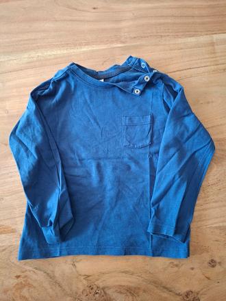 Modre tričko s vreckom, fagottino,92