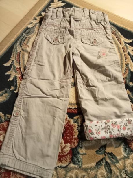 Krásne nohavice podšité úpletom, cherokee,110