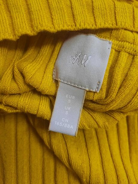 Pulovrik horčicový, s