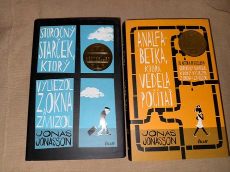 2 knihy- jonas jonasson,