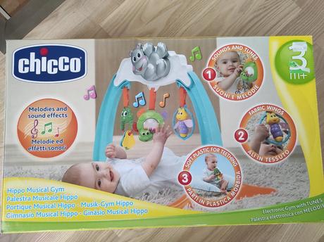 Detská hrazdička chicco hippo,